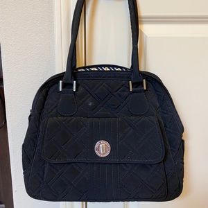 Vera Bradley — Quilted Black Handbag